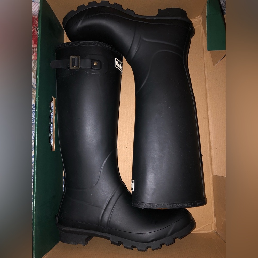 Brand new Barbour Bede Women’s Black All Terrain Knee-High Boots Size 8